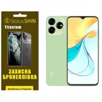 Поліуретанова плівка StatusSKIN Titanium для ZTE Blade V50 Design 4G Глянцева