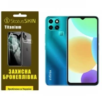 Поліуретанова плівка StatusSKIN Titanium на екран Infinix Smart 6 Глянцева