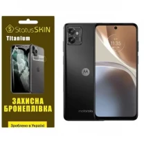 Поліуретанова плівка StatusSKIN Titanium на екран Motorola G32 Глянцева
