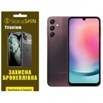 Поліуретанова плівка StatusSKIN Titanium на екран Samsung A24 A245 Глянцева