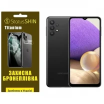 Поліуретанова плівка StatusSKIN Titanium на екран Samsung A32 A325 Глянцева