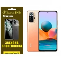 Поліуретанова плівка StatusSKIN Titanium на екран Xiaomi Redmi Note 10 Pro Глянцева