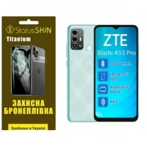 Поліуретанова плівка StatusSKIN Titanium на екран ZTE Blade A53 Pro Глянцева