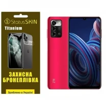 Поліуретанова плівка StatusSKIN Titanium на екран ZTE Blade A72 Глянцева