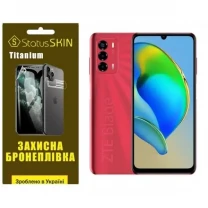 Поліуретанова плівка StatusSKIN Titanium на екран ZTE Blade V40 Vita Глянцева