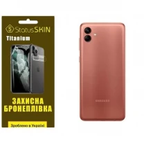 Поліуретанова плівка StatusSKIN Titanium на корпус Samsung A04 A045 Глянцева