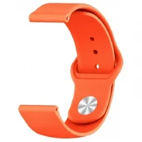 DM Ремінець Silicone для Samsung Watch Active/Galaxy S4 42mm/Gear S2/Xiaomi Amazfit (20mm) Orange