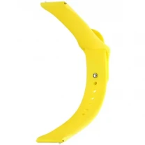 Smart Watch Ремінець Silicone для Samsung Watch Active/Galaxy S4 42mm/Gear S2/Xiaomi Amazfit (20mm) Shiny Yellow