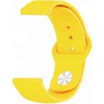 DM Ремінець Silicone для Samsung Watch Active/Galaxy S4 42mm/Gear S2/Xiaomi Amazfit (20mm) Yellow