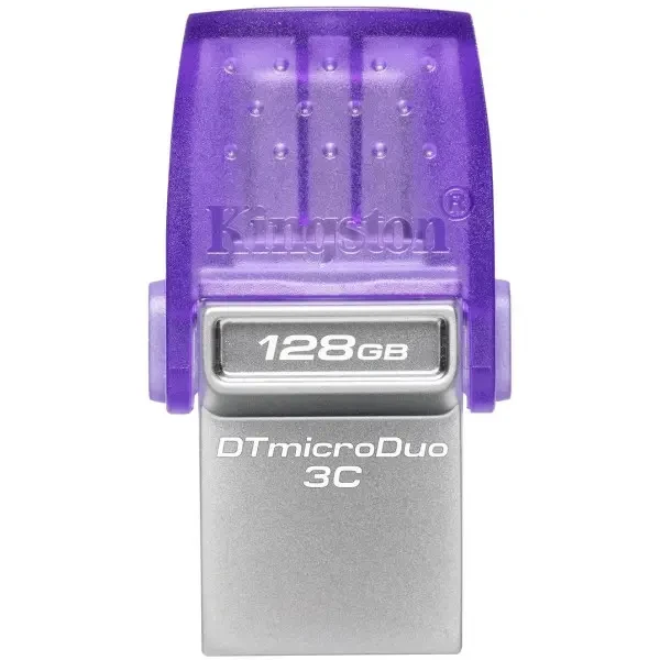 Флеш пам`ять Kingston DataTraveler microDuo 3C 128GB Type-C  (DTDUO3CG3/128GB)