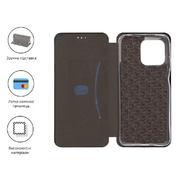 Чехол-книжка ArmorStandart G-Case для Motorola G05/E15 Black (ARM82969) 3