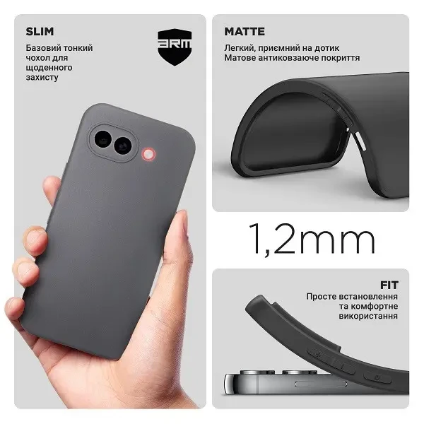 Чохол ArmorStandart ICON Camera Cov для Infinix Smart 10 4G Black (ARM87152) 2