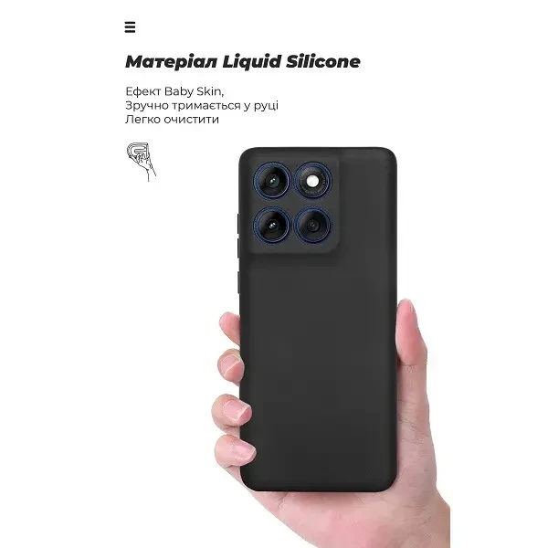 Чохол ArmorStandart ICON Camera Cov для Motorola Edge 60 5G Black (ARM85837) 3
