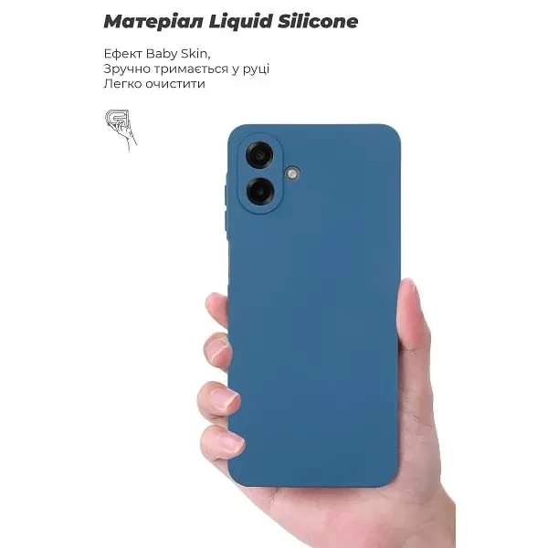 Чохол ArmorStandart ICON Camera Cov для Samsung A07 A075 Dark Blue (ARM86778) 3