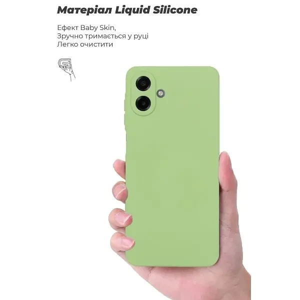 Чохол ArmorStandart ICON Camera Cov для Samsung A07 A075 Green (ARM86773) 3