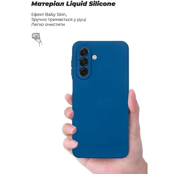 Чохол ArmorStandart ICON Camera Cov для Samsung A17 A175 Dark Blue (ARM86775) 3