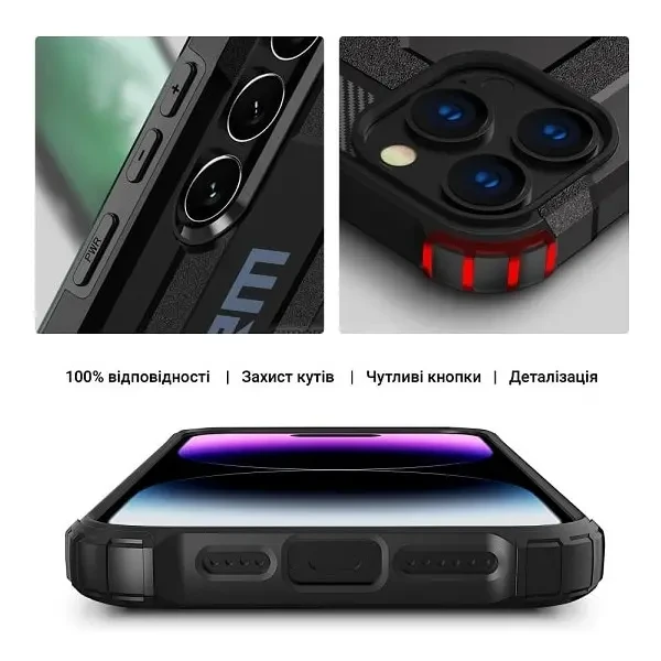 Чохол ArmorStandart ICON Camera Cov для Samsung A36 5G A366 Dark Blue (ARM82179) 3