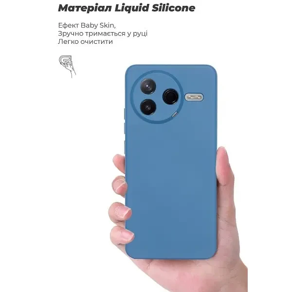 Чохол ArmorStandart ICON Camera Cov для Xiaomi Poco F7 Pro Dark Blue (ARM80362) 3