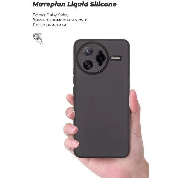 Чохол ArmorStandart ICON Camera Cov для Xiaomi Poco F7 Ultra Black (ARM85217) 3