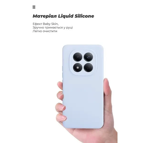 Чохол ArmorStandart ICON Camera Cov для Xiaomi Redmi Note 15 Pro 4G Lavender (ARM89821) 3