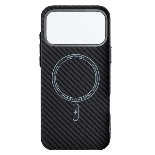 Чохол ArmorStandart LikeCarbon2 MagCase для Apple iPhone 17 Pro Max Carbon Black (ARM86259) 2