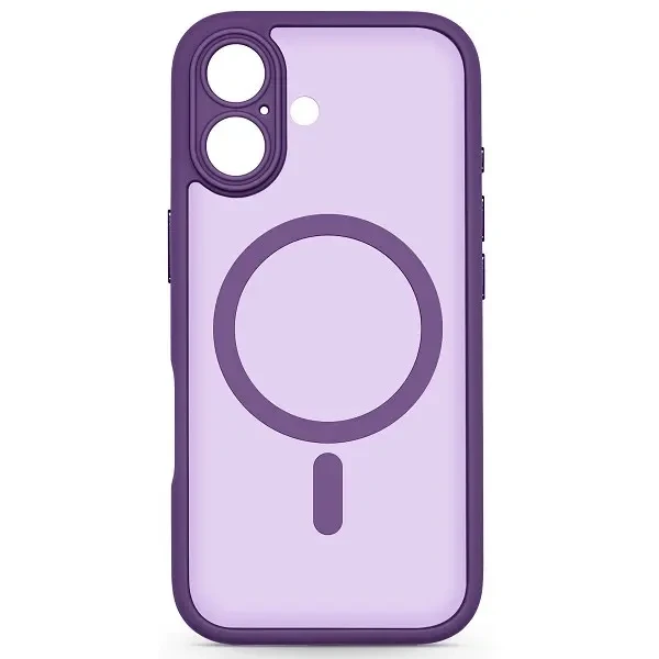 Чохол ArmorStandart Lush MagCase для Apple iPhone 17 Dark Violet (ARM87482)