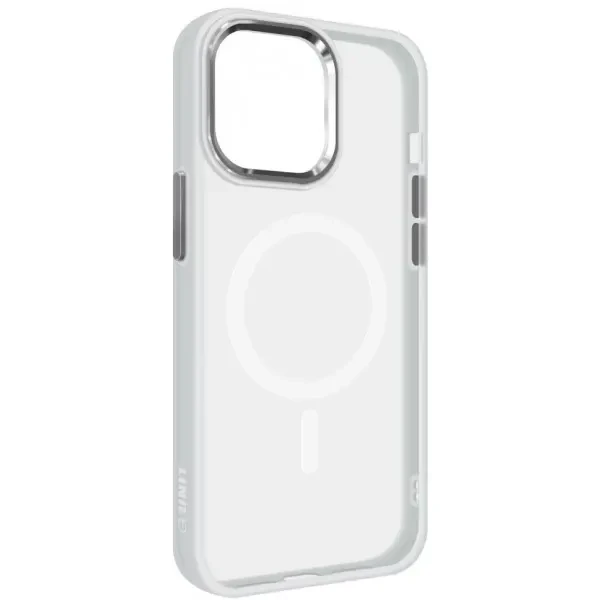 Чохол ArmorStandart Unit MagSafe для iPhone 15 Pro Max Matte Clear Silver (ARM69350)