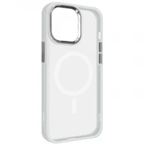Чохол ArmorStandart Unit MagSafe для iPhone 15 Pro Max Matte Clear Silver (ARM69350)
