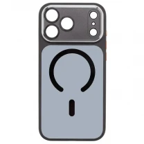 Чохол ArmorStandart Unit-C MagCase SE для Apple iPhone 17 Pro Max Black Orange (ARM86322)
