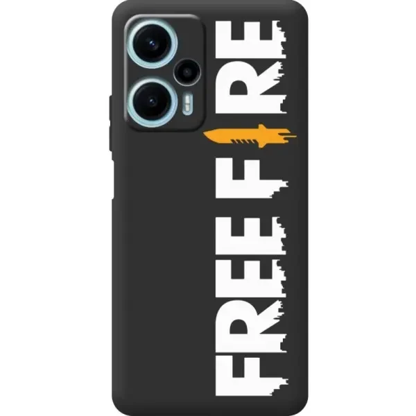 Чохол Boxface для Xiaomi Redmi Note 12 Turbo/Poco F5 5G Free Fire White Logo