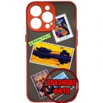 Чохол Bumper Print Ukraine Post для Xiaomi Redmi 10C/Poco C40 Red/Black