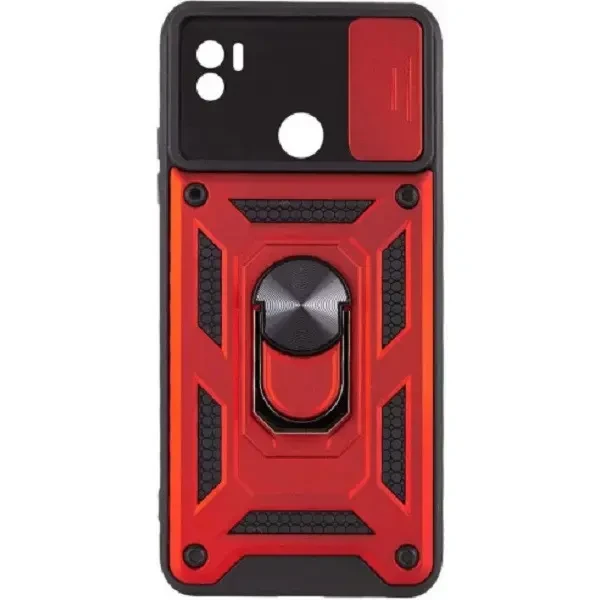 Чохол Camshield Serge Ring for Magnet для Xiaomi Redmi A1 Plus/A2 Plus/Poco C50 Червоний 2