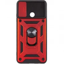 Чохол Camshield Serge Ring for Magnet для Xiaomi Redmi A1 Plus/A2 Plus/Poco C50 Червоний