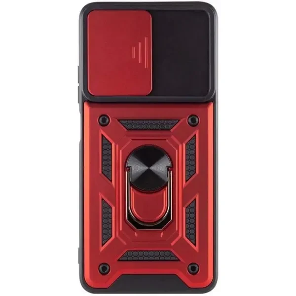 Epik Чохол Camshield Serge Ring для Xiaomi Redmi 12/Poco M6 Pro 5G Червоний 2