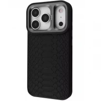 DM Чохол Kajsa Snake Pattern with Magnetic Ring для iPhone 17 Pro Max Black