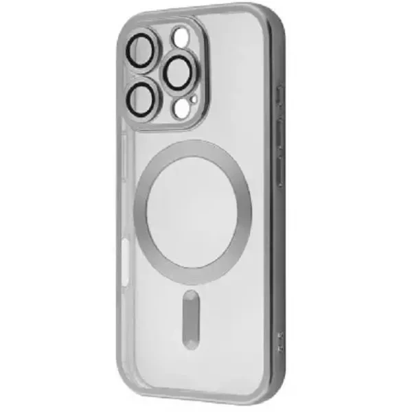 Apple Чохол Metal Matte Case with Magnetic Ring для iPhone 16 Pro Max White Titanium