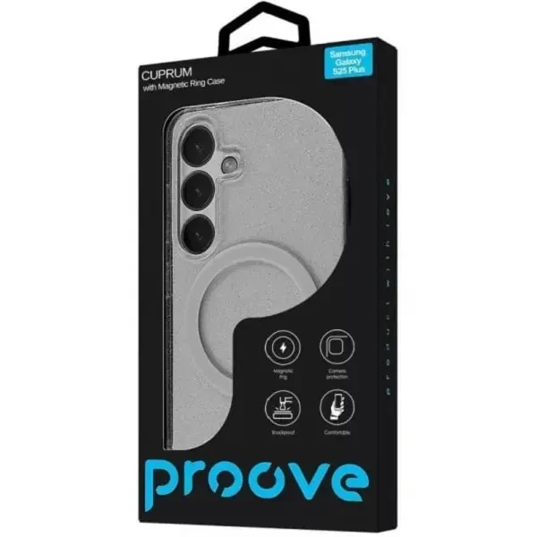 Чохол Proove Cuprum with Magnetic Ring для Samsung Galaxy S24 Plus/S25 Plus Black (PCCCSGSP2502) 2