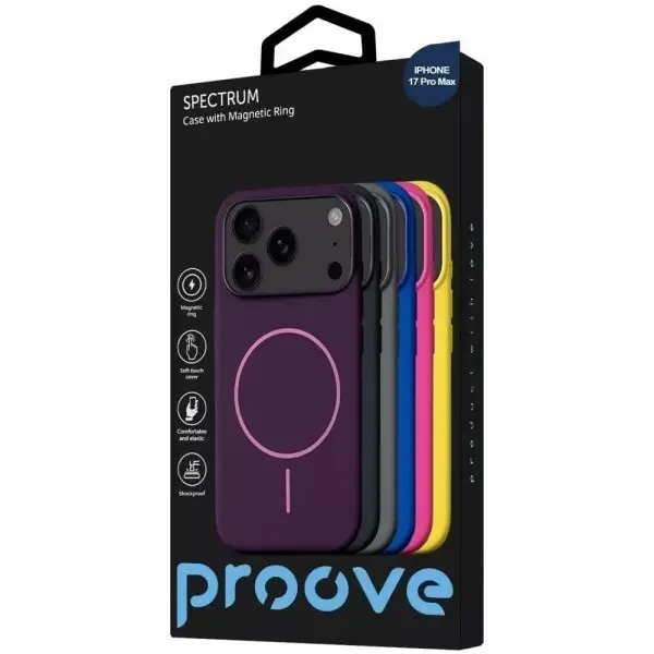 Чохол Proove Spectrum Case with Magnetic Ring для iPhone 17 Pro Max Midnight Blue (PCSPIP17PM08) 2