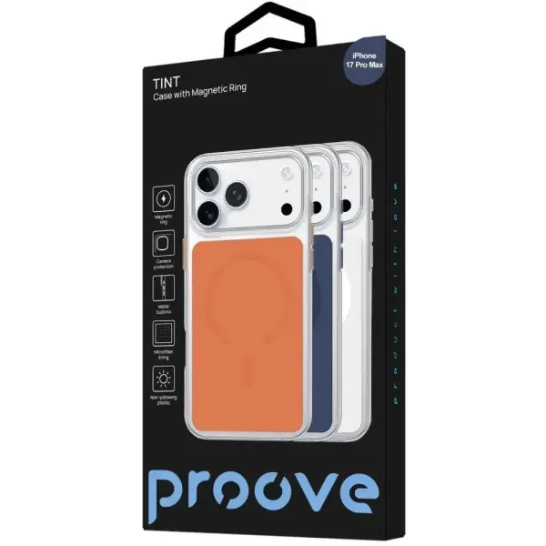 Чохол Proove Tint with Magnetic Ring для iPhone 17 Pro Max Cosmic Orange (PCTCIP17PM55) 3