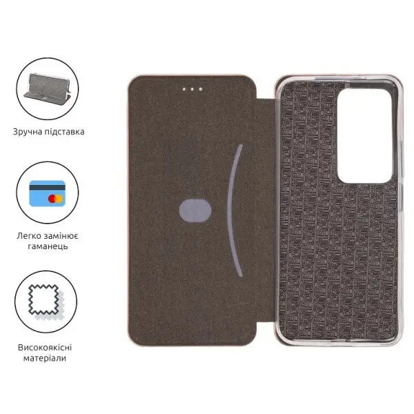 Чохол-книжка ArmorStandart G-Case для Xiaomi Redmi 15 4G Rose Gold (ARM87091) 3