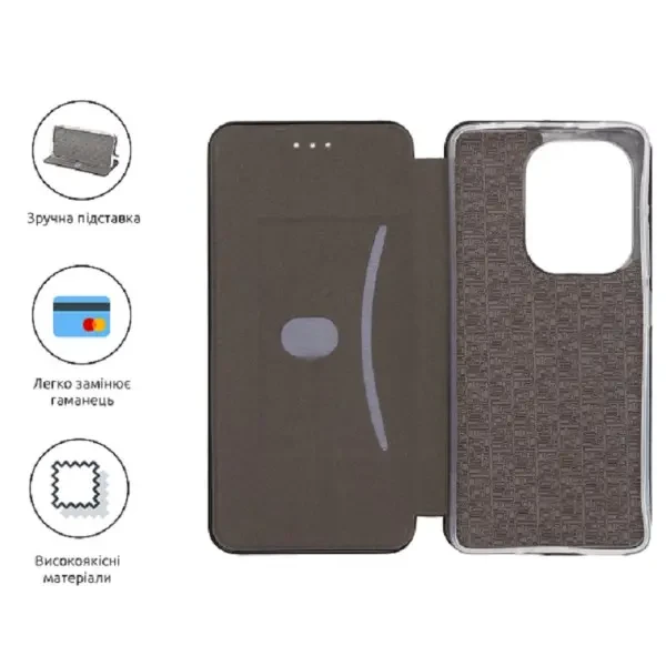 Чохол-книжка ArmorStandart G-Case для Xiaomi Redmi Note 14S 4G Black (ARM82021) 3