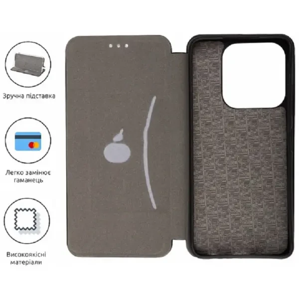 Чохол-книжка ArmorStandart G-Case для ZTE Nubia V60 Design Black (ARM79001) 3