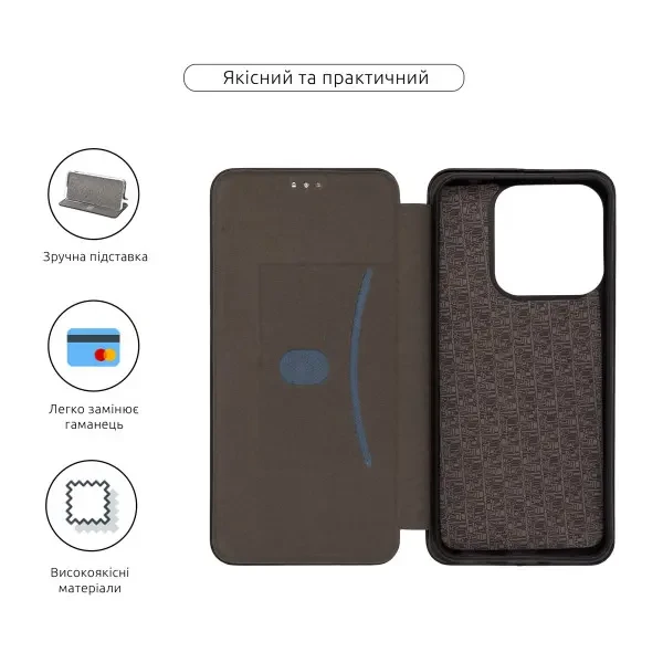 Чохол-книжка ArmorStandart G-Case для ZTE Nubia V70 4G Black (ARM82965) 3