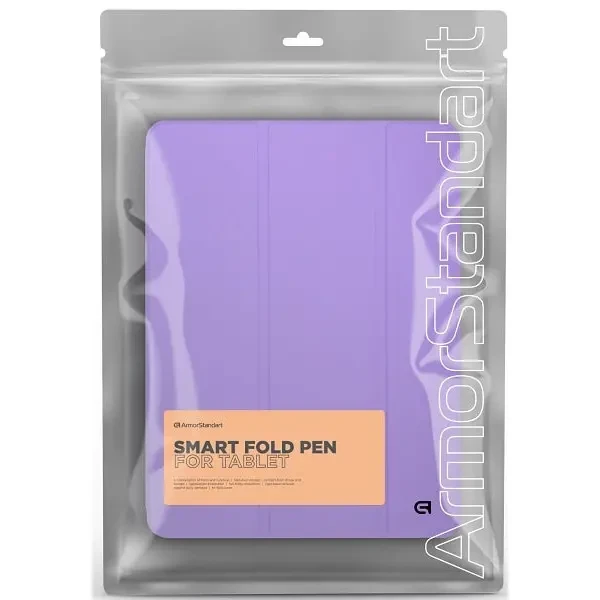 Чохол-книжка ArmorStandart Smart Fold Pen для Samsung Tab A9 8.7 X110/X115 Light Purple (ARM74993) 8