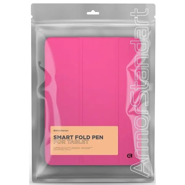 Чохол-книжка ArmorStandart Smart Fold Pen для Samsung Tab A9 8.7 X110/X115 Rose Red (ARM74987) 8