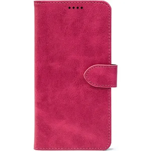Чохол-книжка Crazy Horse Clasic для Xiaomi Redmi Note 13 Pro 5G/Poco X6 5G Magenta (Front)