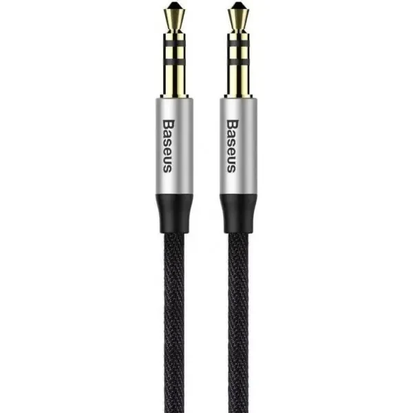 AUX кабель Baseus Yiven M30 1.5m Black/Silver (CAM30)
