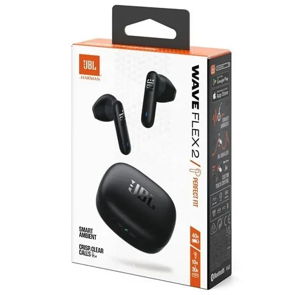 Bluetooth-гарнітура JBL Wave Flex 2 Black (JBLWFLEX2BLK) 7