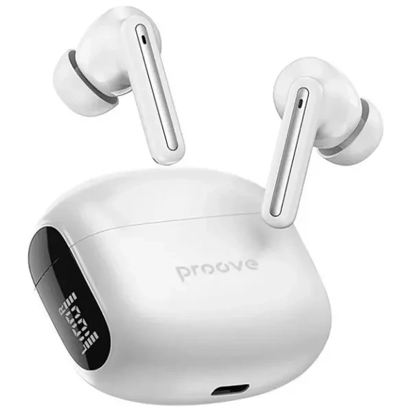 Bluetooth-гарнітура Proove Tempo TWS with ANC (APP) White (TWTM0001AP02) 3