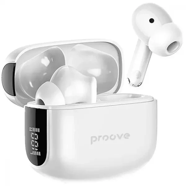 Bluetooth-гарнітура Proove Tempo TWS with ANC (APP) White (TWTM0001AP02) 4